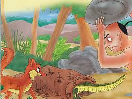 THE BRAHMIN, THE CROCODILE AND THE FOX