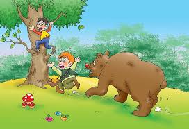 The Bear and Two Friends