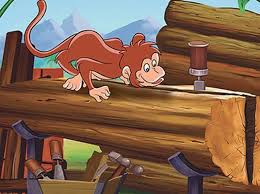 The monkey and the log