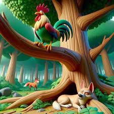 The Fox, the Rooster and the Dog￼