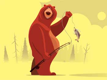 Bear Fishing at River – Greed Short Story