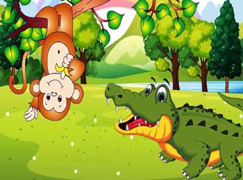 Monkey and Crocodile