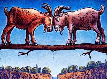 Two Goat on Bridge Story